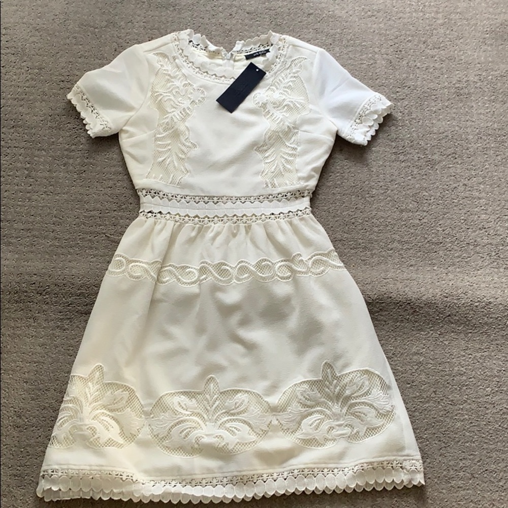 NWT ark & co white dress